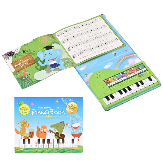 Piano Boek – Educatieve Muzikale Ontdekkingsreis voor Kinderen – Stimuleert Creativiteit en Motoriek 0