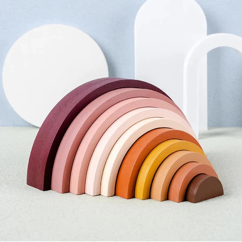 Houten Regenboog Bogen – Creatief Peuter Speelgoed voor Motorische Vaardigheden – Duurzaam en Veilig 3