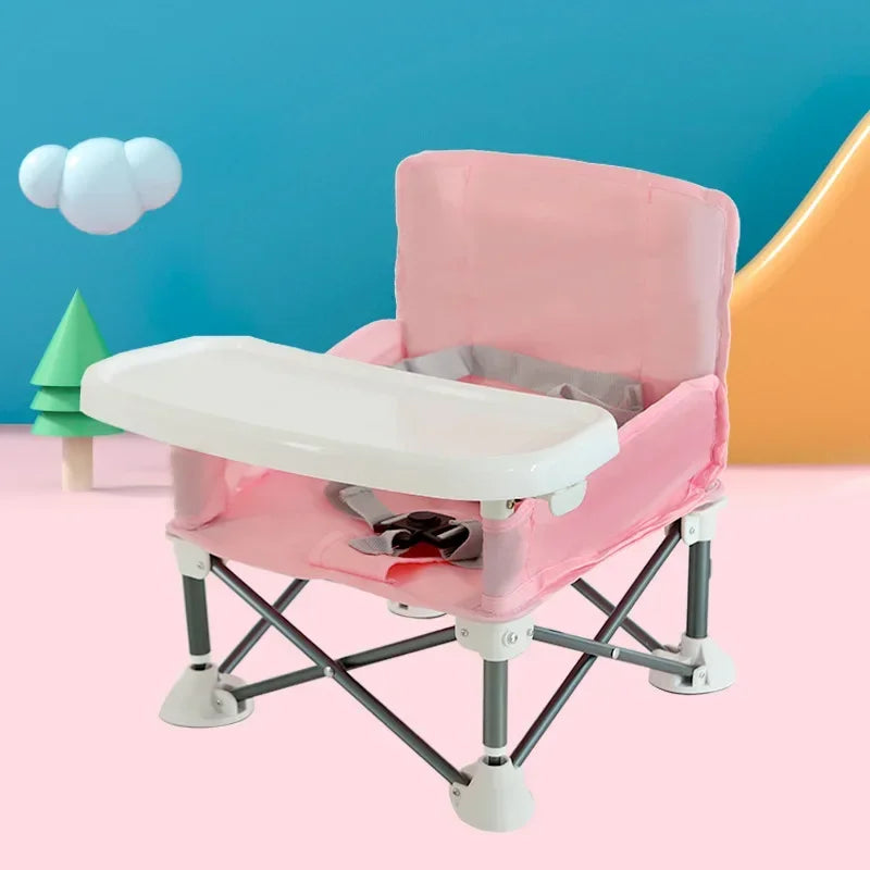 Variant image for Kinderstoel – Compact Opvouwbaar Ontwerp, Roestvrij Staal en PU – Voor 6 Mnd tot 3 Jaar-5