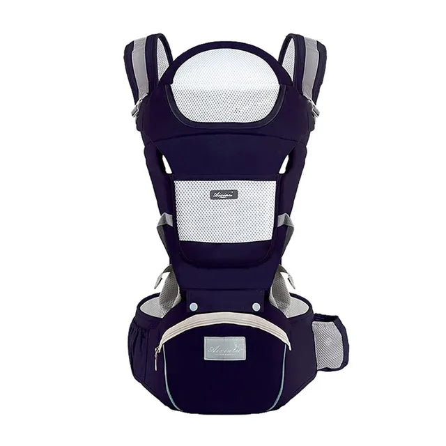 Baby Draagzak – 6-in-1 Verstelbaar, Ergonomisch Ontwerp, Ademend Katoen – Voor Baby's van 3 Maanden tot 3 Jaar-1