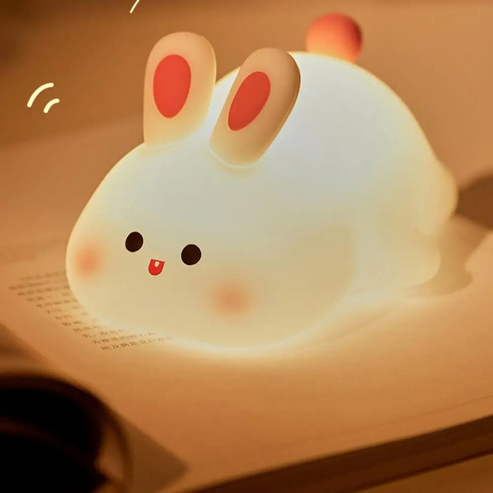 Nachtlampje – Zacht Silicone, Drie Lichtstanden – Ideaal voor Baby- en Kinderkamer-4