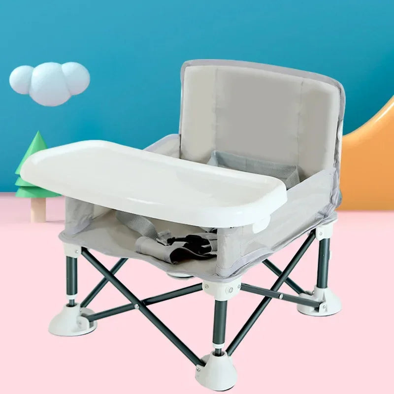 Variant image for Kinderstoel – Compact Opvouwbaar Ontwerp, Roestvrij Staal en PU – Voor 6 Mnd tot 3 Jaar-4