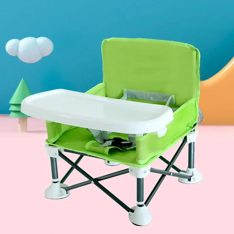 Variant image for Kinderstoel – Compact Opvouwbaar Ontwerp, Roestvrij Staal en PU – Voor 6 Mnd tot 3 Jaar-2