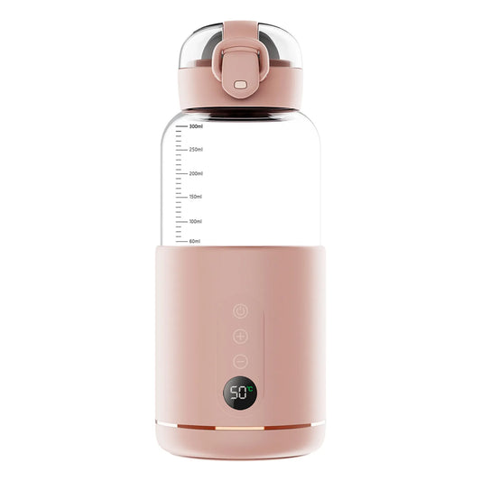 Flessenwarmer – Draadloos Oplaadbaar, Precieze Temperatuurregeling 37-55°C – Ideaal voor Thuis en Onderweg-4