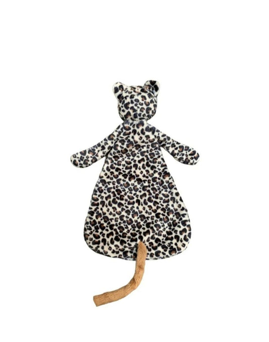 Knuffeldoekje – Superzachte Babyvriendelijke Stof met Speenlus, Trendy Luipaardprint 2