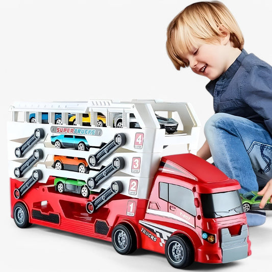 Racebaan Speelgoed – Interactieve Auto Racebaan met 6 Extra Raceauto's – Geschikt voor Kinderen vanaf 3 Jaar-2