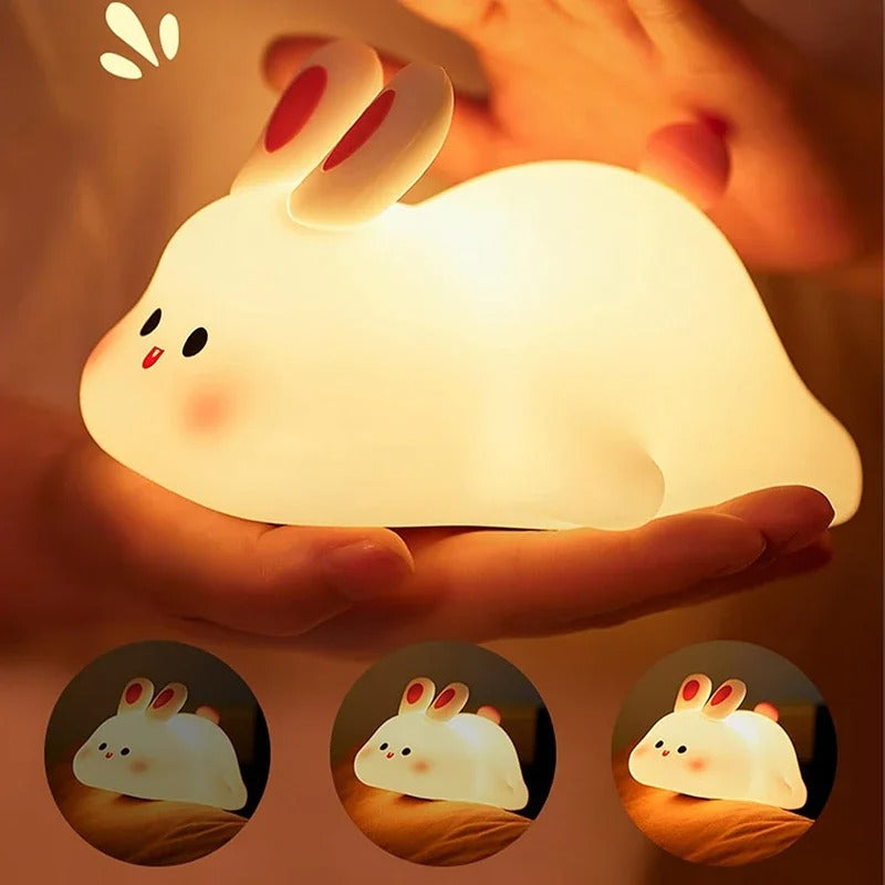 Nachtlampje – Zacht Silicone, Drie Lichtstanden – Ideaal voor Baby- en Kinderkamer-2
