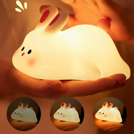 Nachtlampje – Zacht Silicone, Drie Lichtstanden – Ideaal voor Baby- en Kinderkamer-2