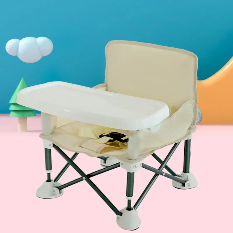 Variant image for Kinderstoel – Compact Opvouwbaar Ontwerp, Roestvrij Staal en PU – Voor 6 Mnd tot 3 Jaar-3