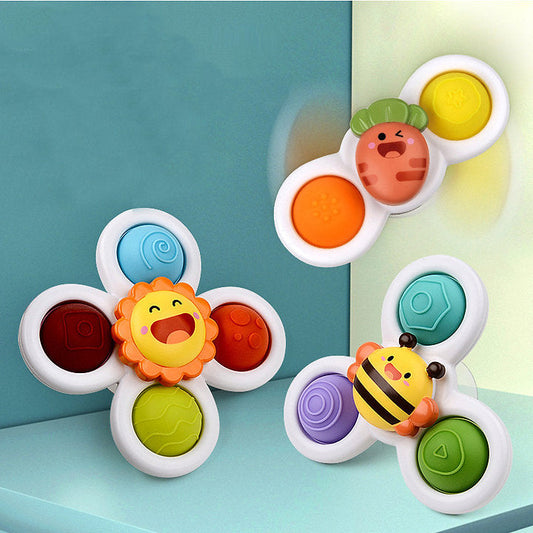 Draaiende Spinners – Educatief Speelgoed voor Baby's, Set van 3 – Veilig ABS voor 1 Jaar en Oudere 2