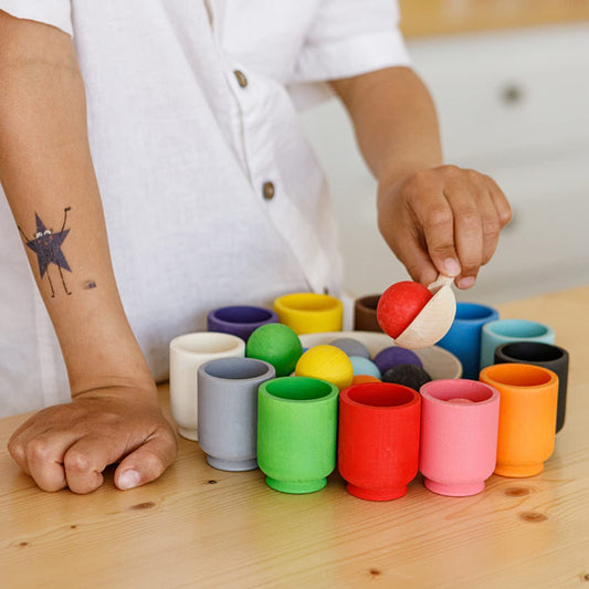 Sorterspel – Educatief Houten Spel voor Kleuren, Vormen en Cijfers – Ideaal Educatief Speelgoed voor Peuters 1