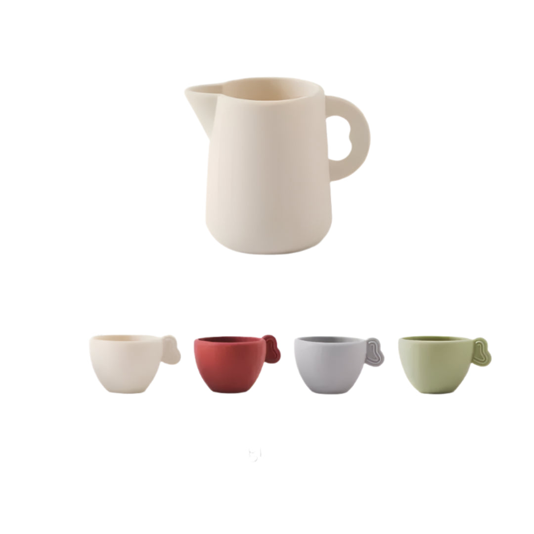 Speelgoedservies – Duurzaam Hout, 18 Delige Set – Perfect voor Creatieve Thee Feestjes 0