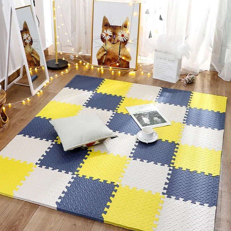 Speelmat Baby – Dikke Schokabsorberende Foam, Veilig en Comfortabel – 12-delige Set voor Speelruimte 12