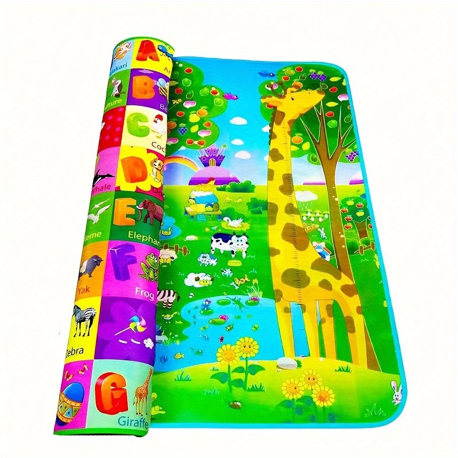 Speelmat Foam – Dubbelzijdig Waterdicht, Antislip Schuimvloer met Educatieve Activiteiten voor Baby's 0