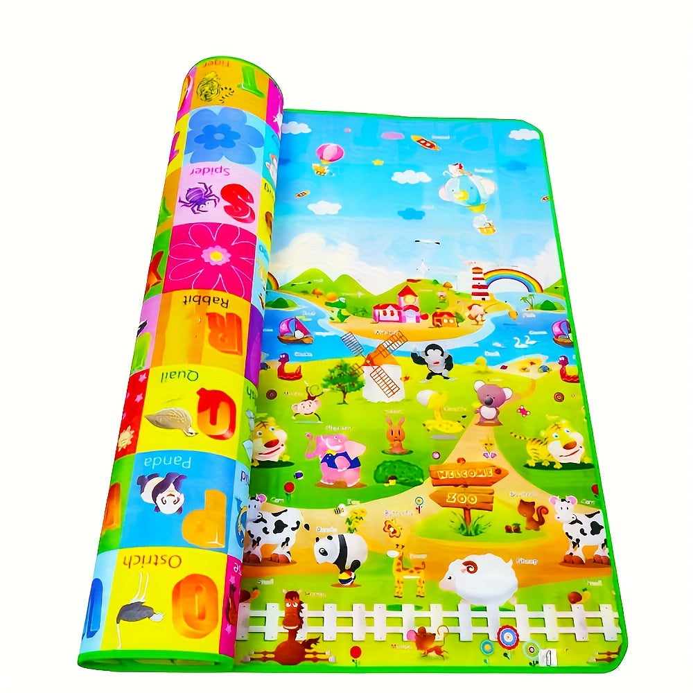 Speelmat Foam – Dubbelzijdig Waterdicht, Antislip Schuimvloer met Educatieve Activiteiten voor Baby's 10
