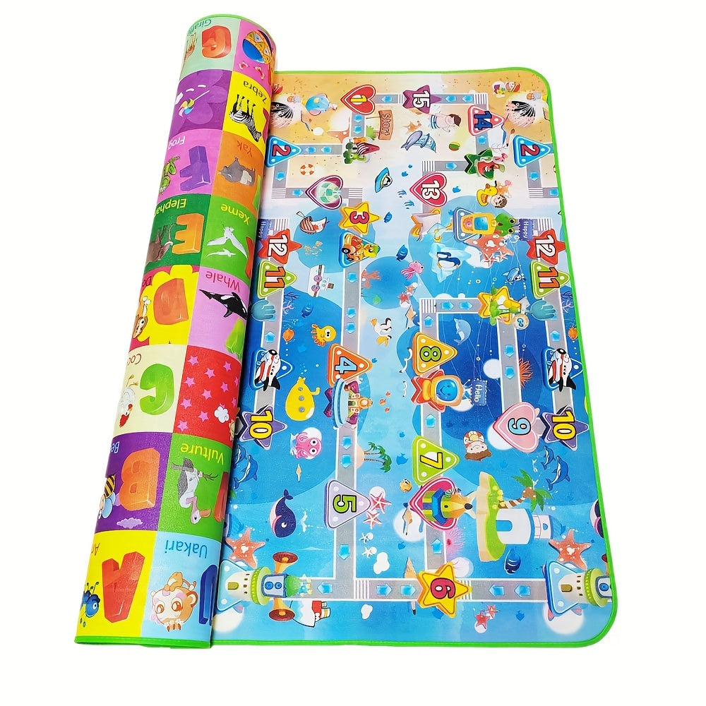 Speelmat Foam – Dubbelzijdig Waterdicht, Antislip Schuimvloer met Educatieve Activiteiten voor Baby's 11