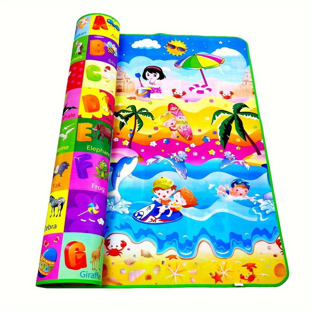 Speelmat Foam – Dubbelzijdig Waterdicht, Antislip Schuimvloer met Educatieve Activiteiten voor Baby's 7