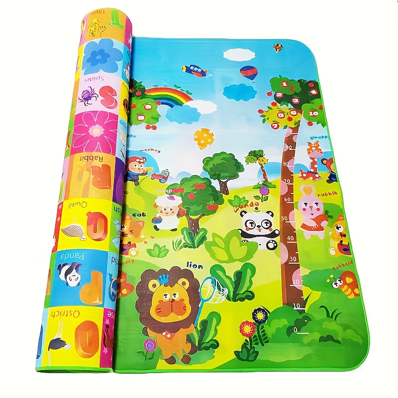 Speelmat Foam – Dubbelzijdig Waterdicht, Antislip Schuimvloer met Educatieve Activiteiten voor Baby's 9