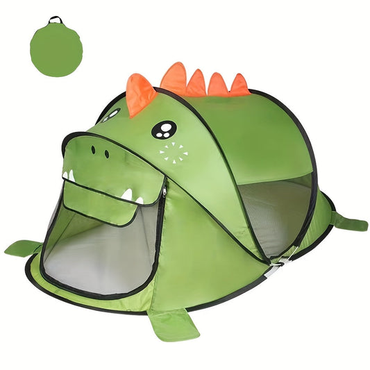 Speeltent Set – Ademend Gaas met UPF 50 Bescherming, Draagbare Dinosaurus, Haai & Beer Ontwerpen 0