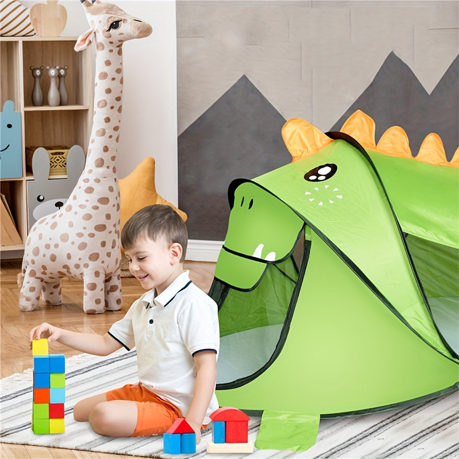 Speeltent Set – Ademend Gaas met UPF 50 Bescherming, Draagbare Dinosaurus, Haai & Beer Ontwerpen 5