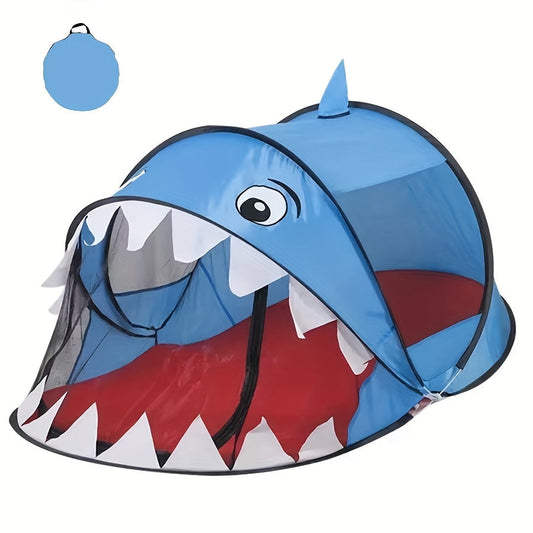 Speeltent Set – Ademend Gaas met UPF 50 Bescherming, Draagbare Dinosaurus, Haai & Beer Ontwerpen 6