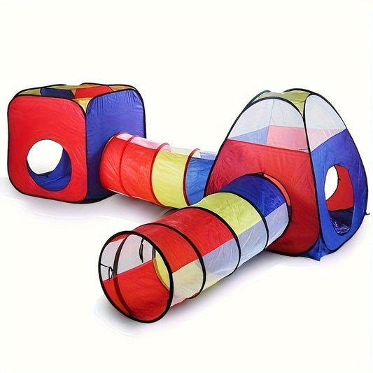 Speeltent en Tunnel Set – Kleurrijk, Duurzaam en Kindveilig – Ideaal voor Binnen en Buiten Spel 0