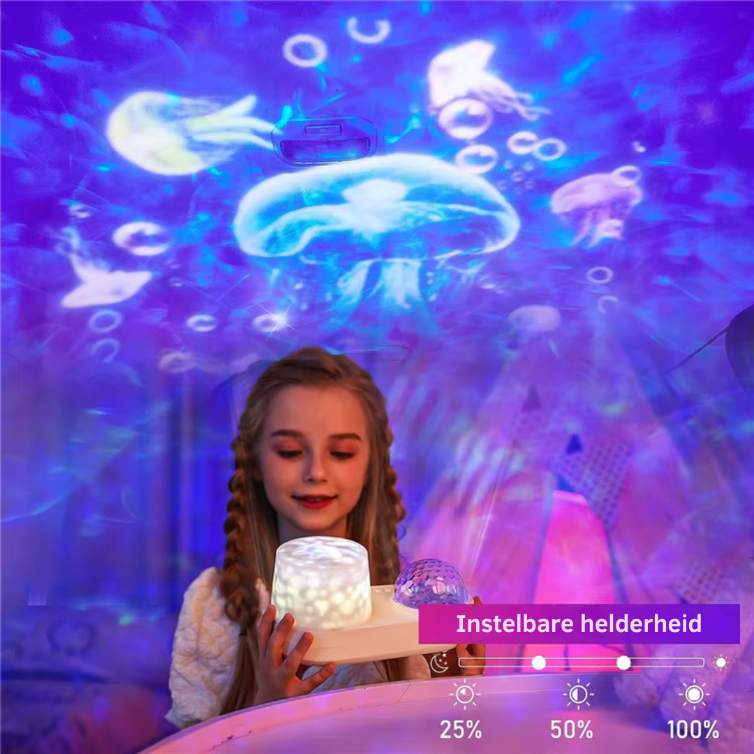 Sterrenhemel Nachtlamp – Multifunctionele LED Projector met Timer en Oceaanlicht – Ideaal voor Slaapkamer en Kinderkamer 3