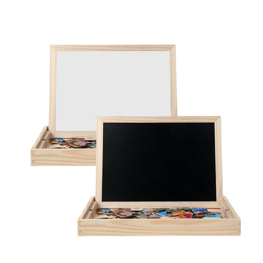 Magnetische Puzzel voor Peuters – Educatief Speelbord van Milieuvriendelijk Hout met Creatieve Magnetische Onderdelen 2