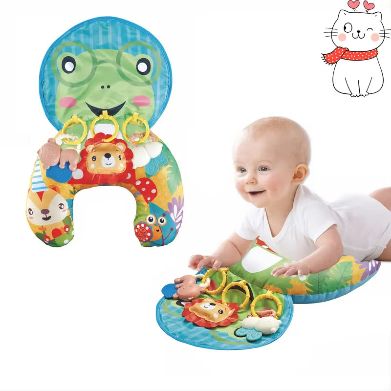 Trainingskussen en Kruipmat – Multifunctioneel Ontwikkelingsspeelgoed met Zintuiglijke Stimulatie – Veilig voor Baby's 2