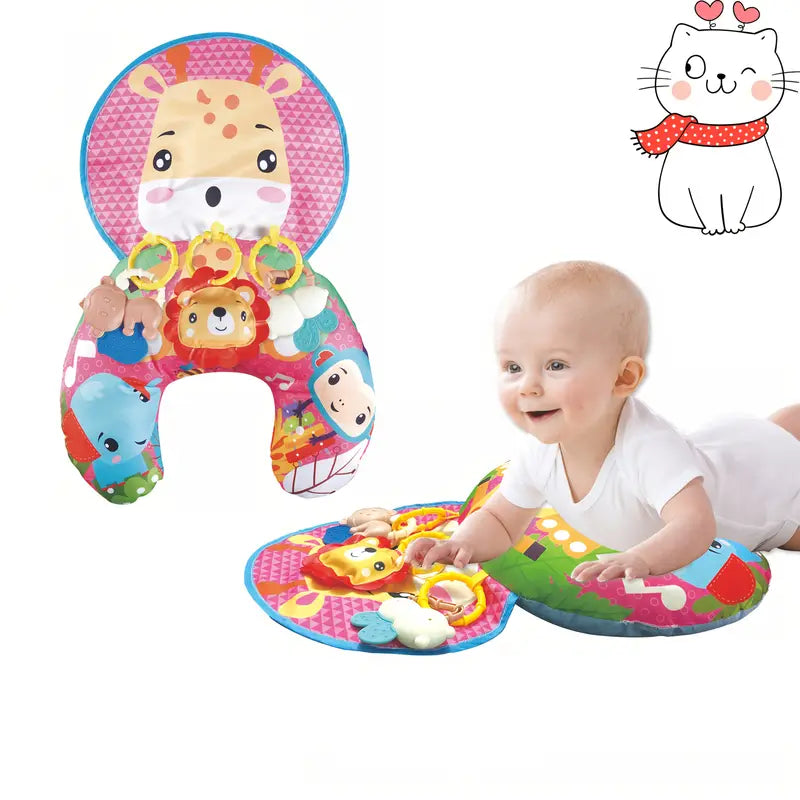 Trainingskussen en Kruipmat – Multifunctioneel Ontwikkelingsspeelgoed met Zintuiglijke Stimulatie – Veilig voor Baby's 6