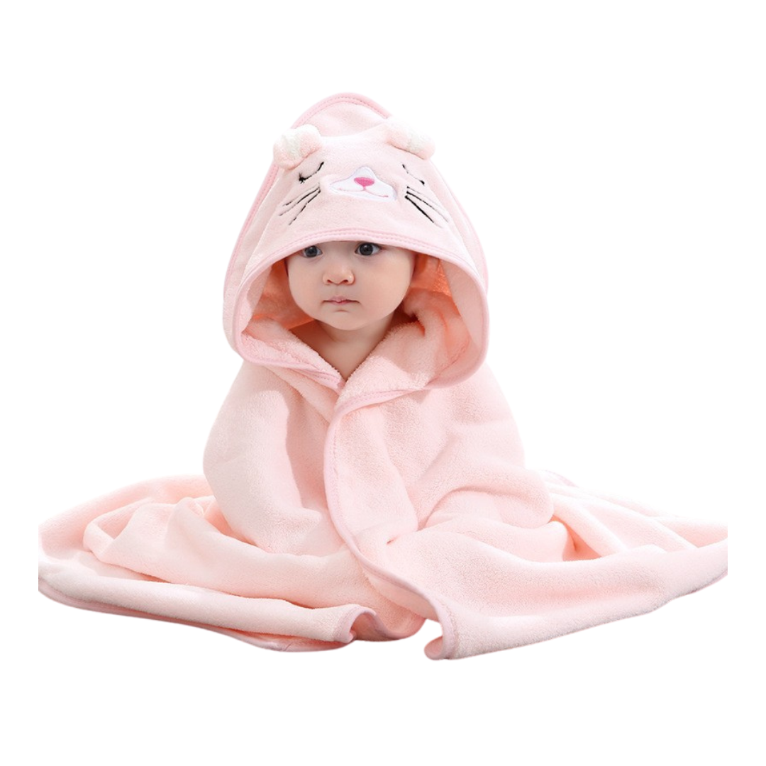 Babyhanddoek – Superzacht Katoen, Sneldrogend met Koala-Kap – Geschikt voor Pasgeborenen-6