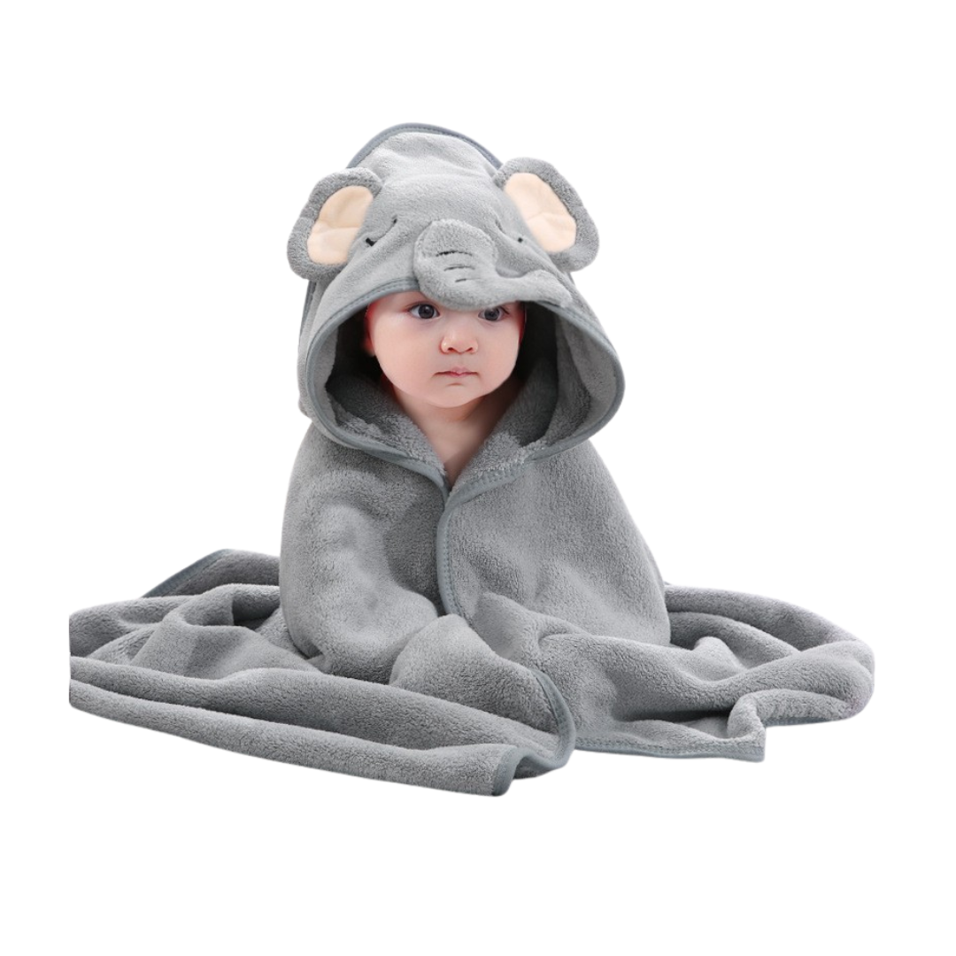 Babyhanddoek – Superzacht Katoen, Sneldrogend met Koala-Kap – Geschikt voor Pasgeborenen-4