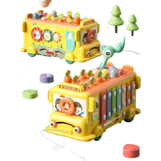 Educatieve Muziekbus – Stimuleert Muzikale Vaardigheden & Motoriek – Veilig ABS Speelgoed Met Muziek voor Kinderen 2