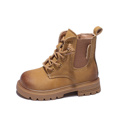 Veterboots voor Kinderen – Hoogwaardige Leer, Antislipzool, Ademend Ontwerp – Perfect voor Actieve Kinderen 2