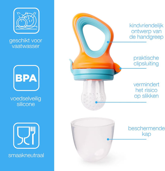 Voedingsspeen – Veilig Siliconen Ontwerp voor Baby's, Geschikt voor Eerste Hapjes en Doorkomende Tandjes 1