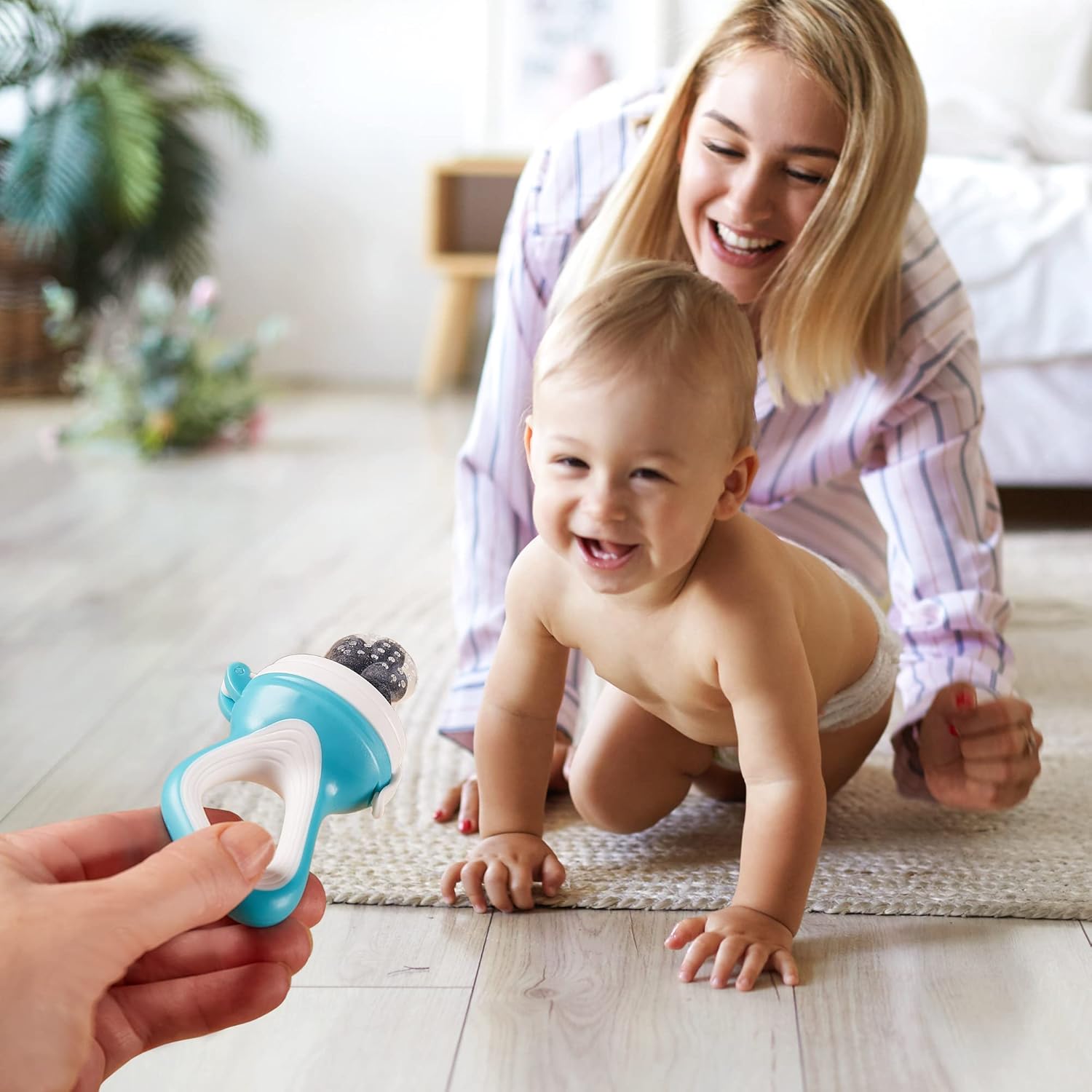 Voedingsspeen – Veilig Siliconen Ontwerp voor Baby's, Geschikt voor Eerste Hapjes en Doorkomende Tandjes 5