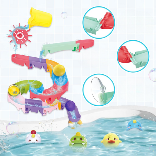 Waterbaan – Educatief Speelgoed met Vrolijke Eendjes, Duurzaam ABS – Ideaal voor Badplezier 4