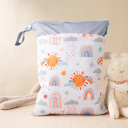 Waterdichte Luierzak – Ruim en Duurzaam, Ideaal voor Luiers en Kleding – 30 x 40 cm, Wasbaar 1
