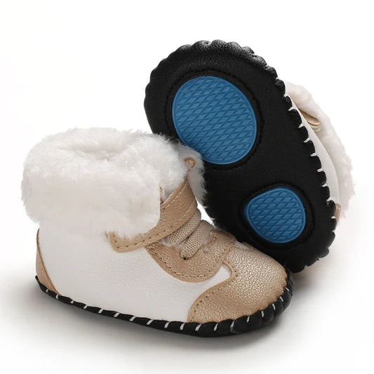 Winter Laarzen voor Baby's – Zacht Katoen, Antislipzool, Aanpasbare Sluiting – Comfortabel en Veilig 4