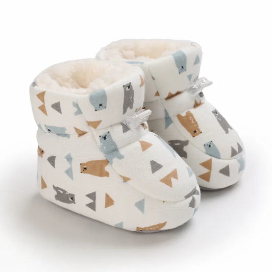 Winterlaarsjes – Zacht en Warm, Anti-slip Zolen – Ideaal voor Actieve Babyvoetjes 0