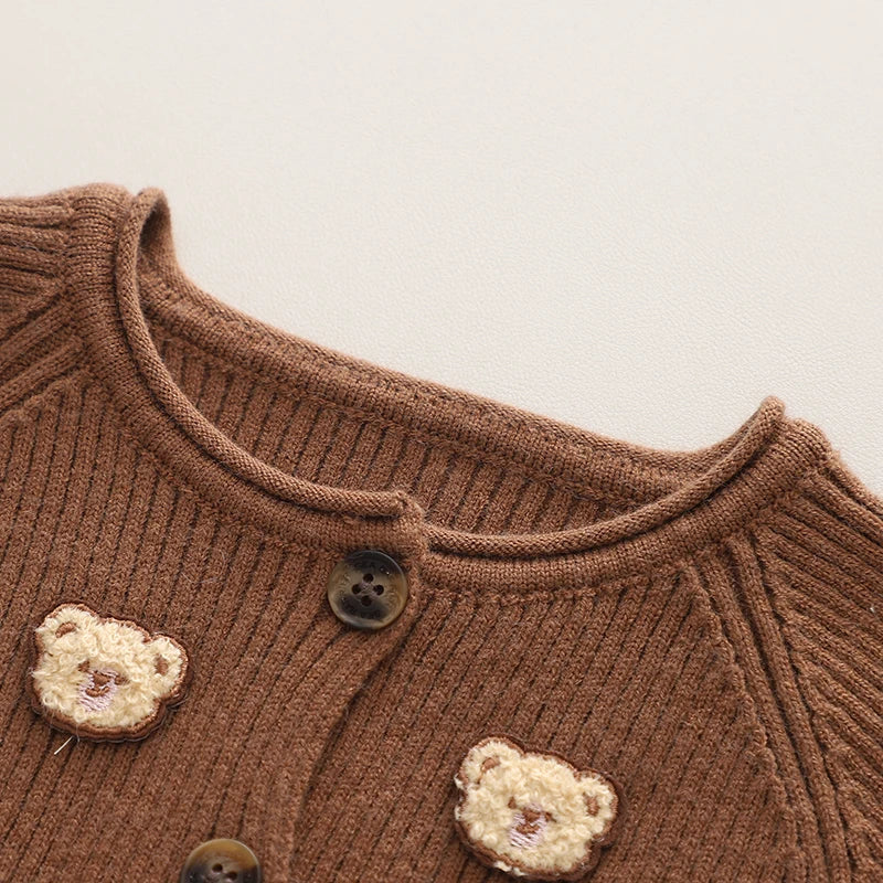 Winterset voor Kinderen – Zachte en Warme Tweedelige Outfit met Beren Design – Duurzaam Materiaal 3