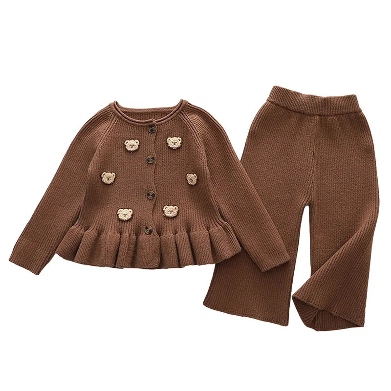 Winterset voor Kinderen – Zachte en Warme Tweedelige Outfit met Beren Design – Duurzaam Materiaal 6