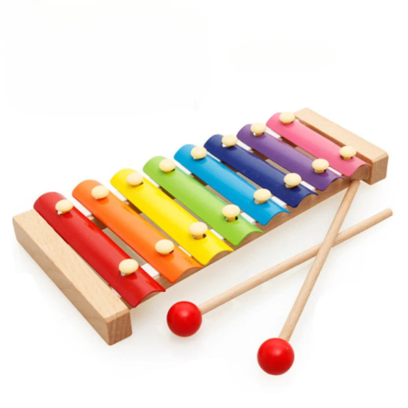 Xylofoon – Kleurrijk Houten Muziekinstrument met Aluminium Platen, Inclusief 2 Hamers – Ideaal voor Muziekontdekking 3