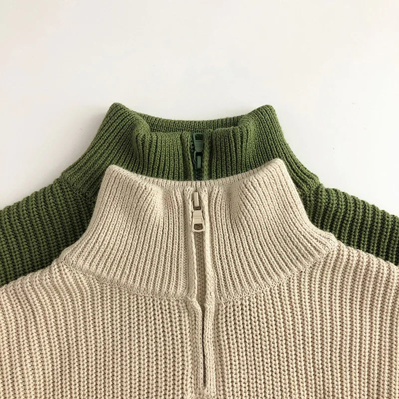Zipper Trui – Comfortabele Pasvorm, Hoogwaardige Katoenmix – Ideaal voor Actieve Kinderen 4