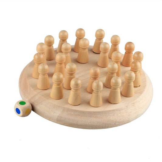 Geheugenspel – Houten Spel met Kleurrijke Speelstenen, Bevorderd Geheugen en Probleemoplossend Vermogen 2