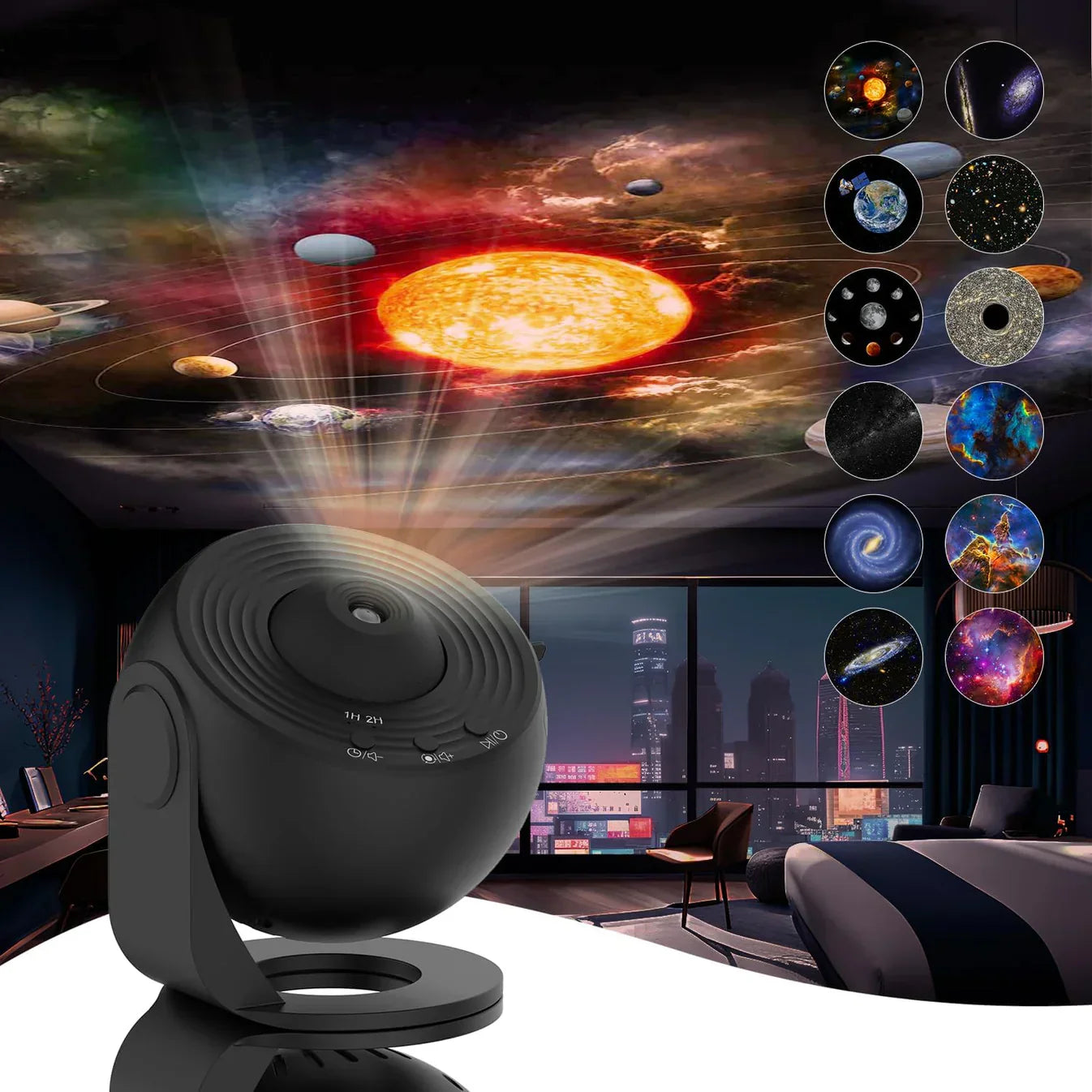 Hemelprojector – Educatieve Sterrenprojecties, 3 Lichtinstellingen, Veilig ABS – Voor Kinderen-4