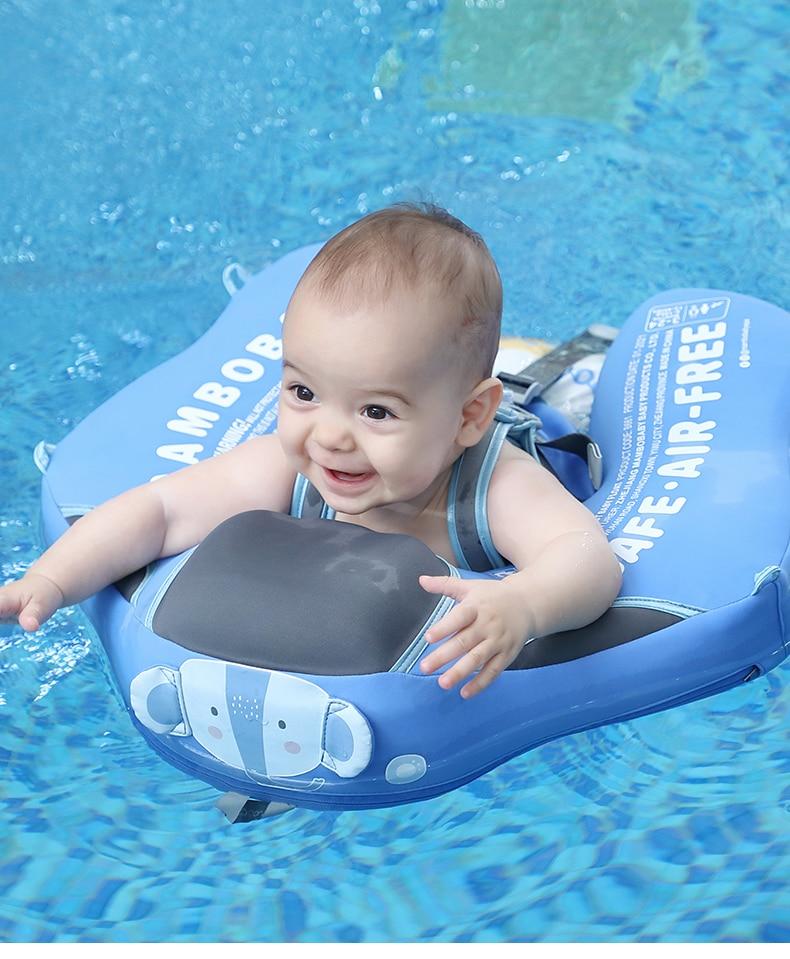 Baby Zwem Trainer – Veilig Ontwerp met Afneembare UV-Luifel, Waterdicht PearlFoam™ – Geschikt voor 3 Maanden tot 2 Jaar-2
