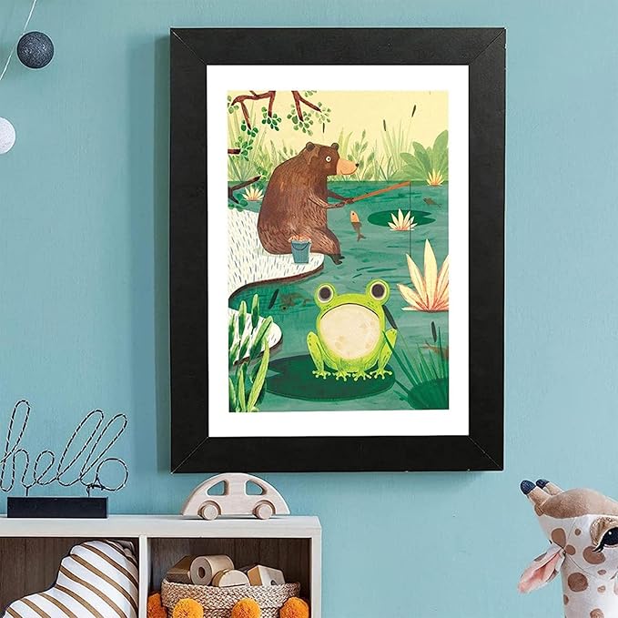 Opbergframe voor Kinderkunst – Breukbestendig Hout, Elegant Ontwerp – Voor Creatieve Kinderen-6