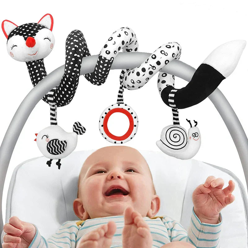 Babyspeelgoed Spiraal – Zintuiglijke Stimulatie, Veilig BPA-vrij Pluche – Ideaal voor Baby's & Peuters-3