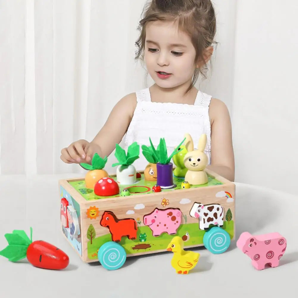 Houten Puzzel – Educatief Speelgoed voor Kinderen, Versterkt Creativiteit en Cognitieve Vaardigheden-2